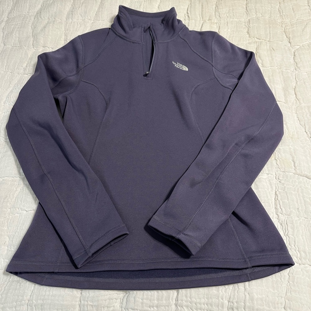 The North Face Women's Cowl Neck Sweater in Purple